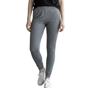 LLD Women's Small Heather Gray Lightweight Elastic Waist Joggers Lounge Athletic